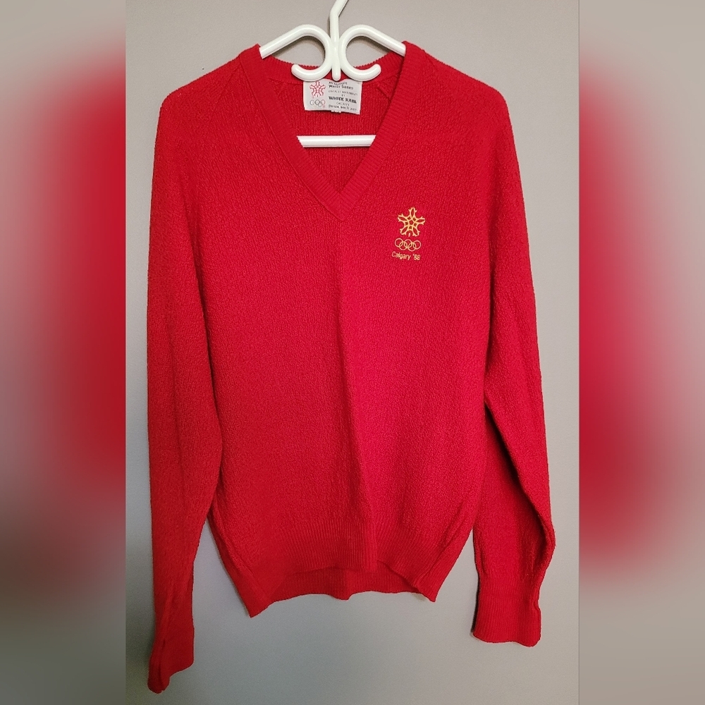 Vintage Olympic sweater L
